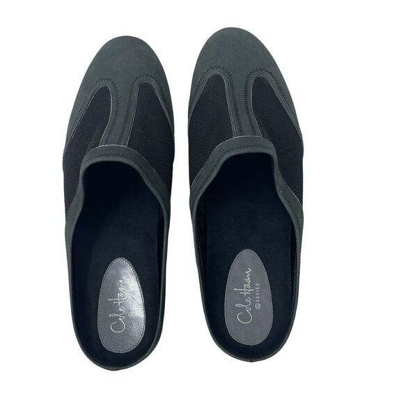 Cole Haan 9B NikeAir Comfort Clogs Wedge Slip On Slide Mule Black Gray Womens - Picture 6 of 14